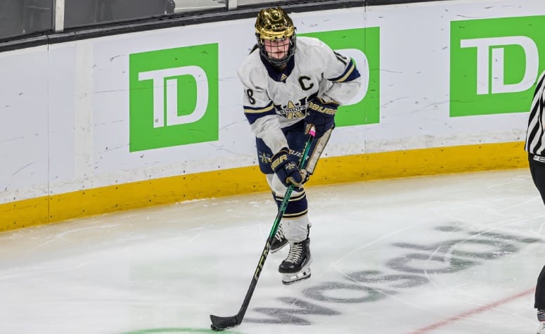 Kendyl Nolan was a two-way force for Archbishop Williams in 2025-26. (Brian Kelly/NEHJ)